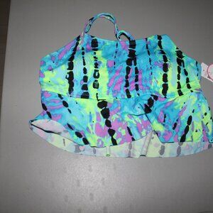 Multi Color Justice Bikini Top Size 16 New